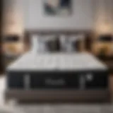 Sophisticated King Mattress in Modern Bedroom Luxurious king mattress equivalent to two twins in a modern bedroom setting