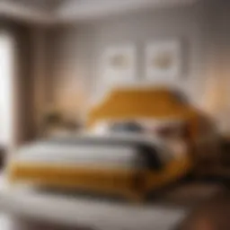 Luxurious Kira Bedroom Set Bed Frame