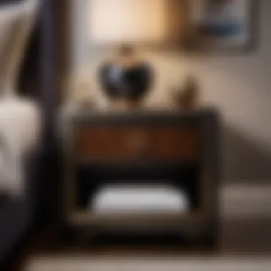 Stylish Nightstand from Kittles Collection Chic Kittles Nightstand