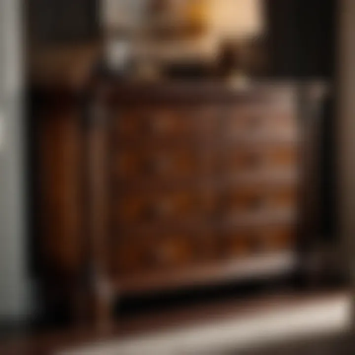 Opulent Finish of Knob Creek Dresser Luxurious Finish of Knob Creek Dresser