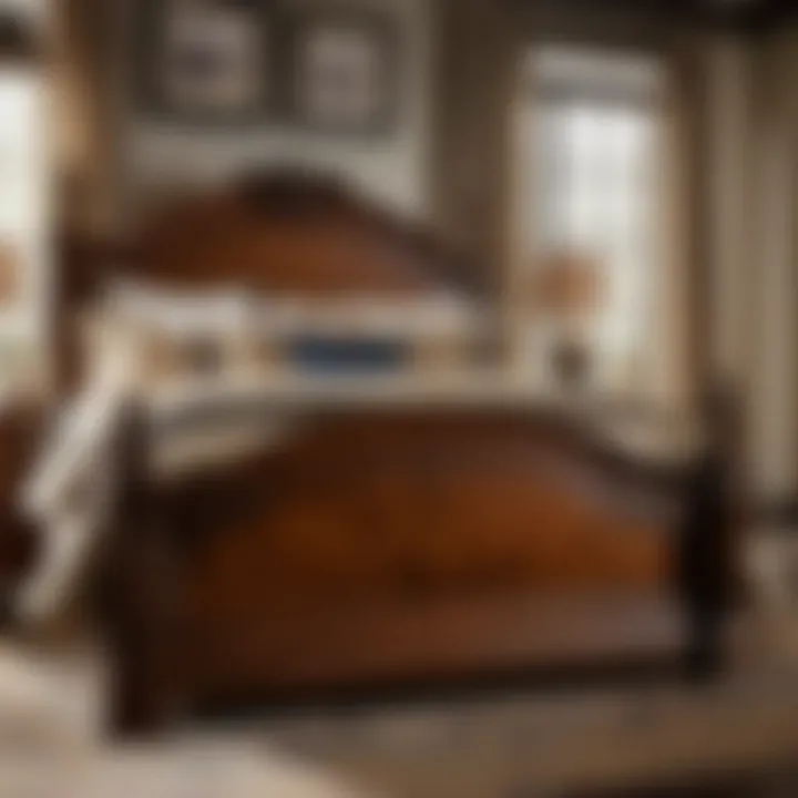 Masterful Woodwork of Knob Creek Bed Frame Exquisite Woodwork of Knob Creek Bed Frame