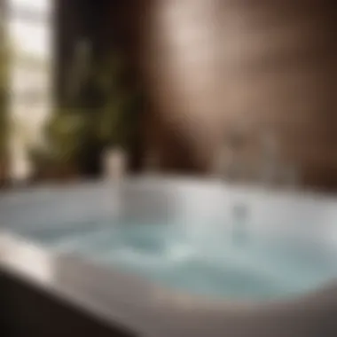 Innovative Air Jet Technology for Ultimate Relaxation in Kohler Tub Close-up of Kohler Air Jets for Relaxing Bath Experience