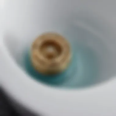 Internal Mechanism of Kohler Bathtub Pop-Up Drain Stopper Illustration demonstrating the internal components of the Kohler bathtub pop-up drain stopper