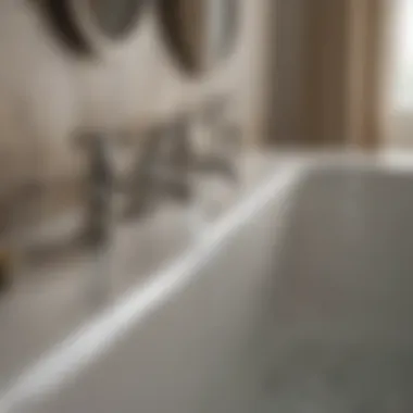 Innovative Functionality of Kohler Faucets Close-up view of Kohler bathtub faucet controls highlighting functionality