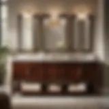 Sleek and Elegant Design Elegant Design of KraftMaid 60-Inch Bathroom Vanity