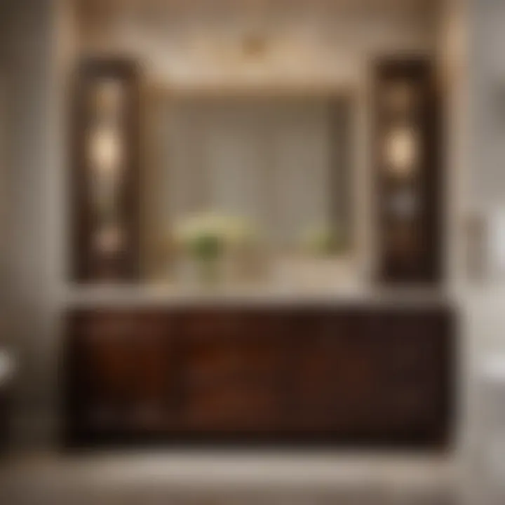Opulent Finishing Touch Luxurious Finish of KraftMaid 60-Inch Bathroom Vanity