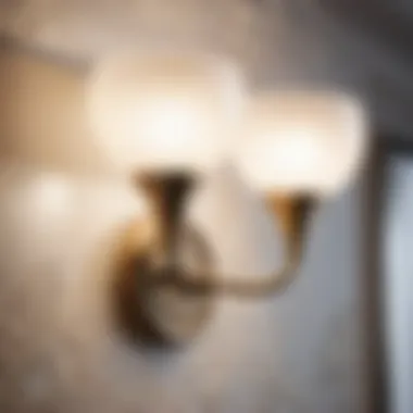 Vintage Modern Fusion Chic bathroom light fixture blending vintage charm with modern functionality