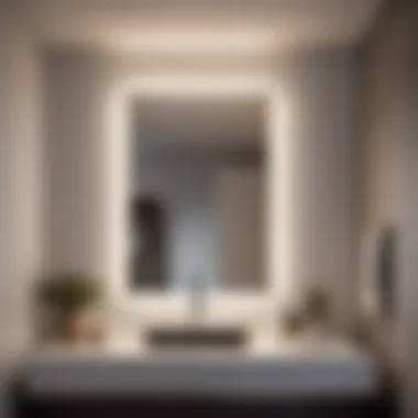Contemporary Minimalism Minimalist bathroom light fixture with a contemporary twist