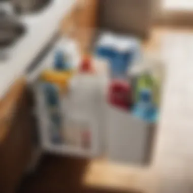 Creating a Clutter-Free Environment Laundry Cup Caddy - Clutter-Free Environment