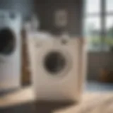 Stylish and functional dorm room laundry hamper
