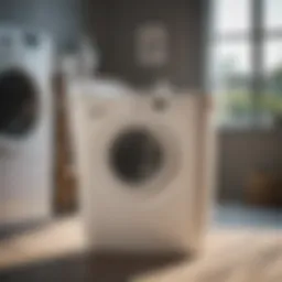 Stylish and functional dorm room laundry hamper