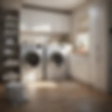Maximizing Storage in Limited Space Organized laundry area using smart storage solutions