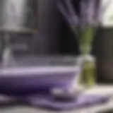 Elegant Lavender Bath Accessories
