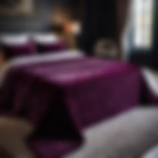 Luxurious Velvet Bedspread