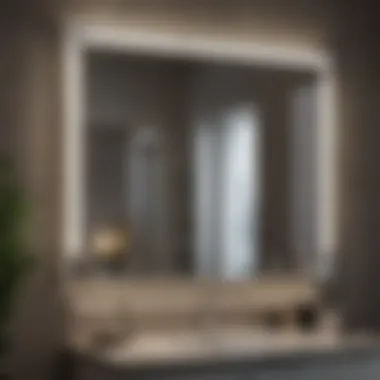 Trendsetting LED Vanity Mirrors for Contemporary Bathrooms Trendy LED bathroom vanity mirror design