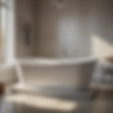 Visual guide illustrating common bathtub leveling issues and solutions.