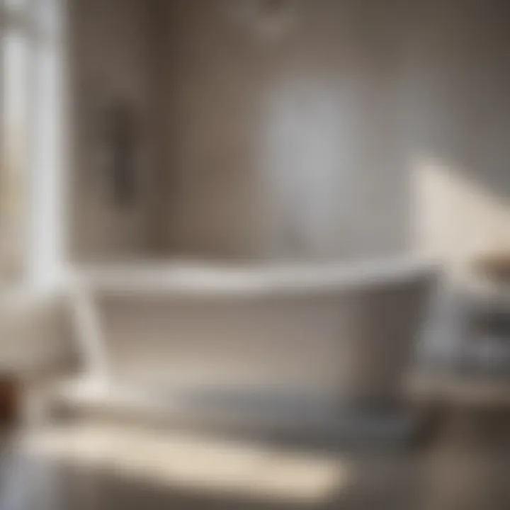 Visual guide illustrating common bathtub leveling issues and solutions.