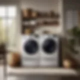 Modern LG washer and dryer combo in sleek design