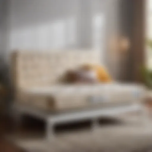 Luxurious Comfort of Liberty Futon Mattress in Bedroom Setting