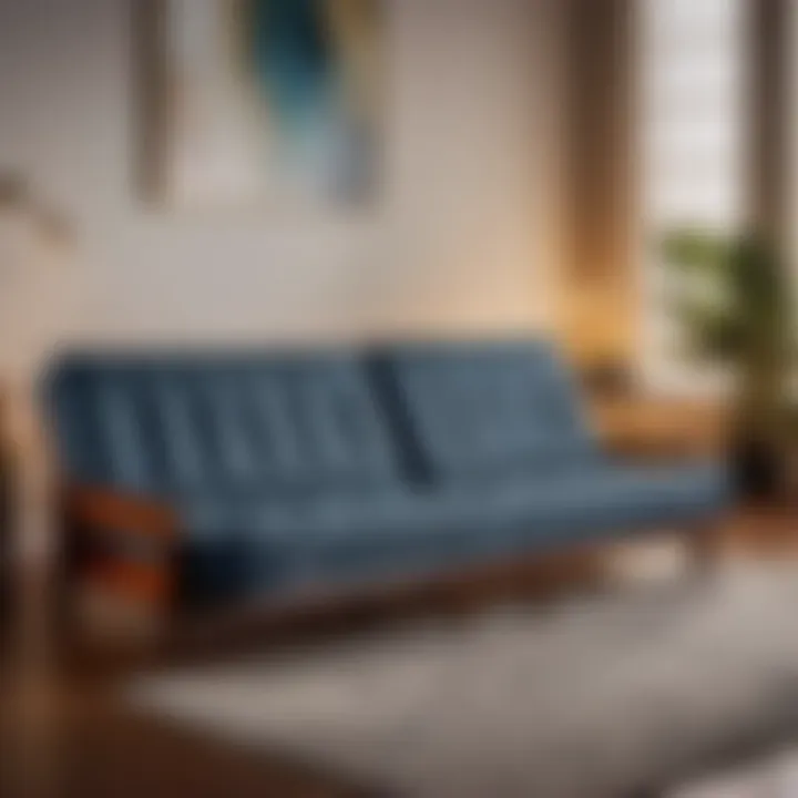 Versatile Use of Liberty Futon Mattress in Living Room Setting