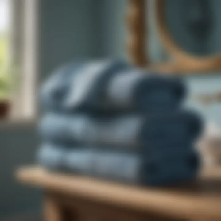 Linden Street Towel Set in Soft Blue