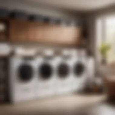 Optimized Organization Multiple magnetic lint bins organized in a laundry space