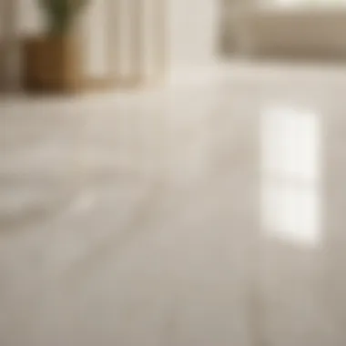 Luxurious marble-inspired waterproof flooring