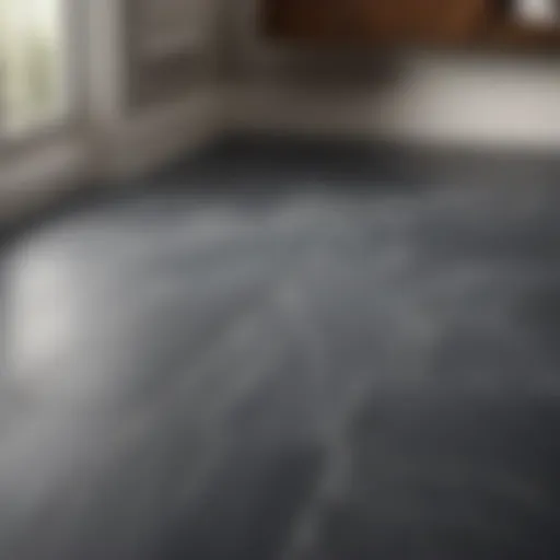 Modern slate pattern waterproof flooring