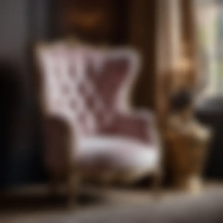 Opulence Redefined: Ludlow Bedroom Chair Luxurious upholstery of Ludlow bedroom chair