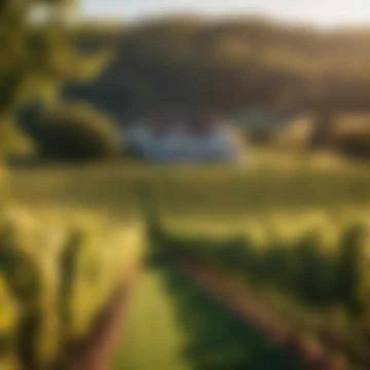 Lush Vineyard in Meyers Bath