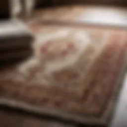 Luxurious Bath Rug with Intricate Jacquard Design