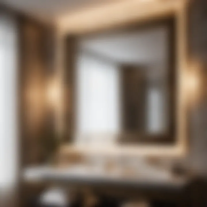 Luxurious Installation Luxurious Bathroom Mirror Installation