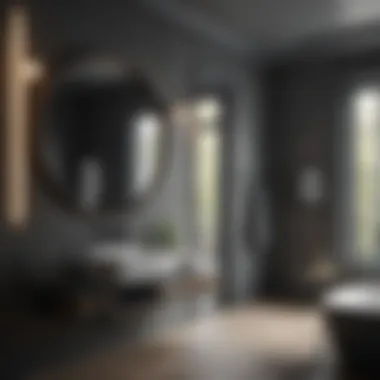 Luxurious Bathroom Upgrade with Matte Black Mirror Luxurious Bathroom Upgrade with Matte Black Mirror