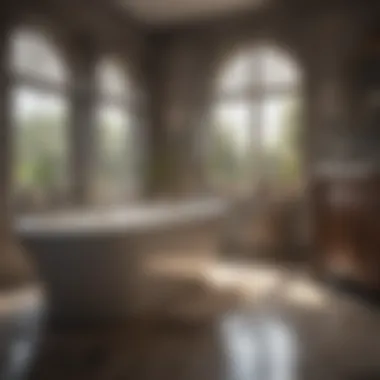 Luxurious bathtub cleaning routine