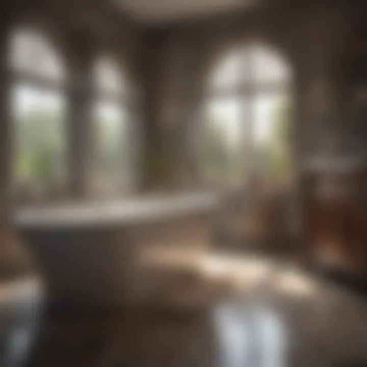 Luxurious bathtub cleaning routine