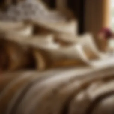 Luxurious Bedding with Intricate Embroidery