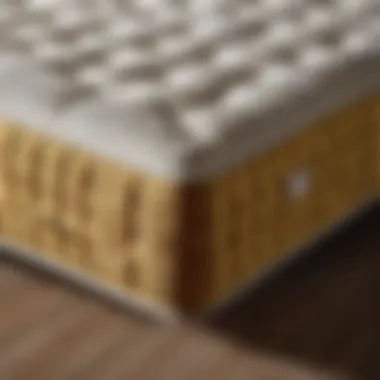 Luxurious bunk bed mattress fabric texture