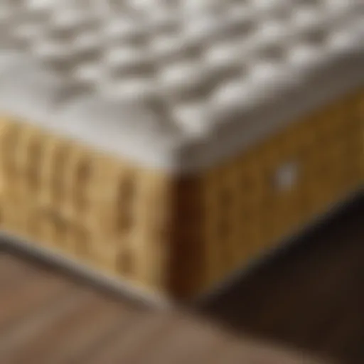 Luxurious bunk bed mattress fabric texture