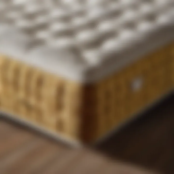 Luxurious bunk bed mattress fabric texture