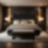 Elegance in Ebony Luxurious custom king bedroom set in elegant ebony finish