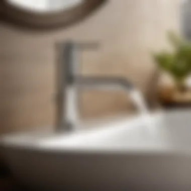 Detailed Luxury of Dornbracht Faucet Luxurious Dornbracht Faucet Close-up Detail