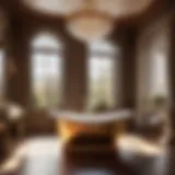 Elegance Redefined Elegant Drummonds Bathtub in Luxurious Setting