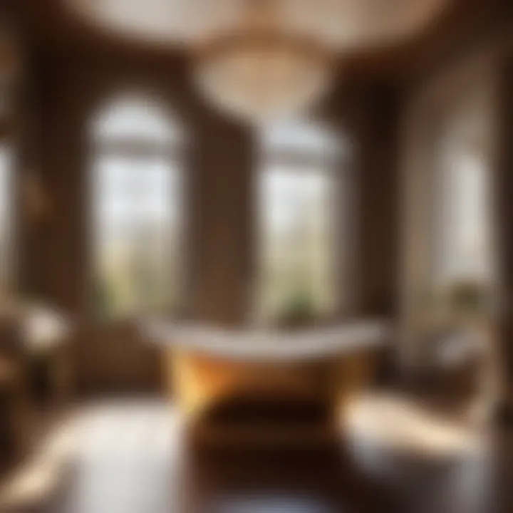 Elegance Redefined Elegant Drummonds Bathtub in Luxurious Setting