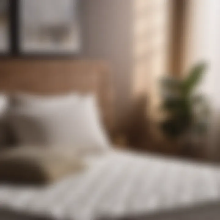 Luxurious box spring enhancing mattress durability and longevity