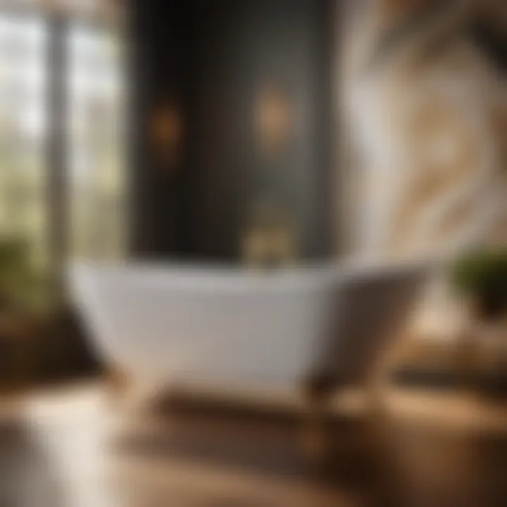 Luxurious Experience with Woodbridge 54 Inch Acrylic Freestanding Bathtub