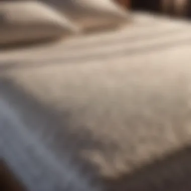 Sumptuous Fabric Detail Luxurious fabric used in Scorziell mattress