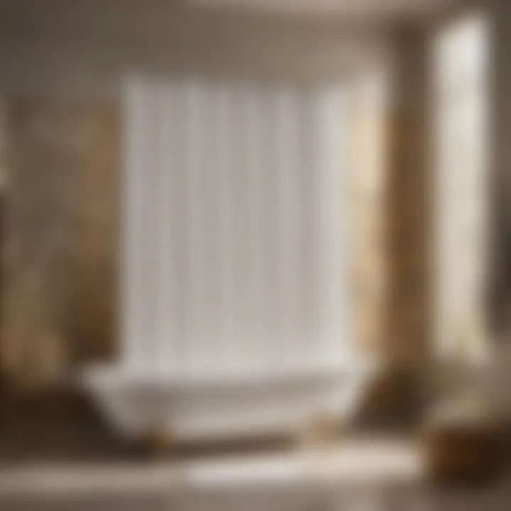 Opulent Touch for Bathing Spaces Luxurious Fingerhut Bathroom Shower Curtain