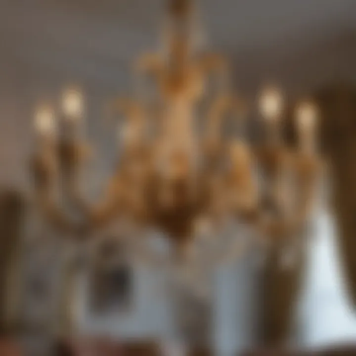 Dazzling Gold Bedroom Chandelier Emitting Soft Radiance Luxurious Gold Bedroom Chandelier Casting Warm Glow