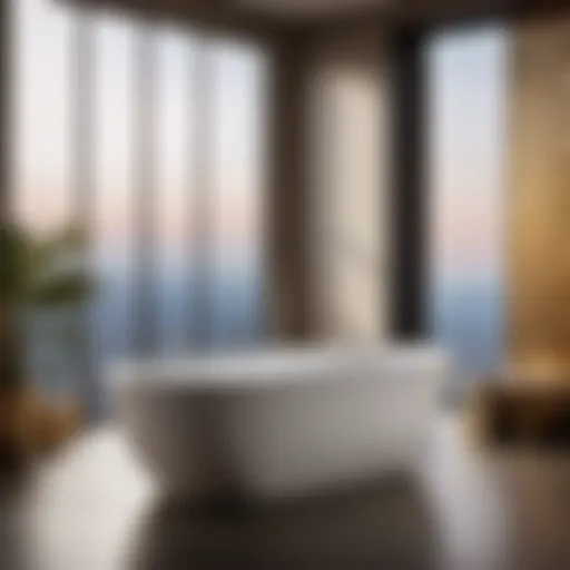 Elegant Kohler Air Bath Tub in Modern Bathroom Setting