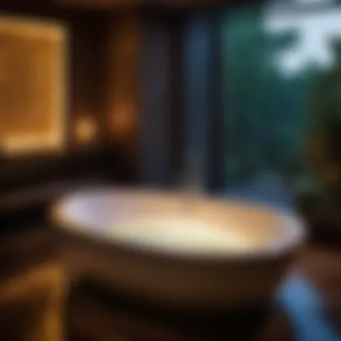 Enhancing Bathing Experience with Mood Lighting in Kohler Air Tub Luxurious Kohler Air Bath Tub with Mood Lighting Features